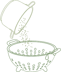 Drain well in a colander